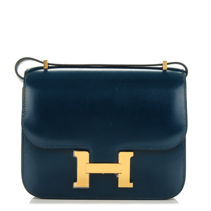 Hermes Box Constance 18 Bleu De Prusse 1 of 9