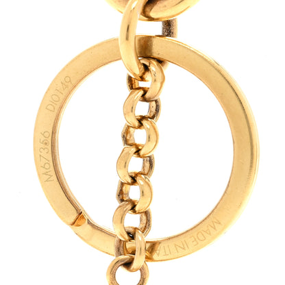 Louis Vuitton Metal Monogram Into The Flower Bag Charm Key Holder 3 of 3