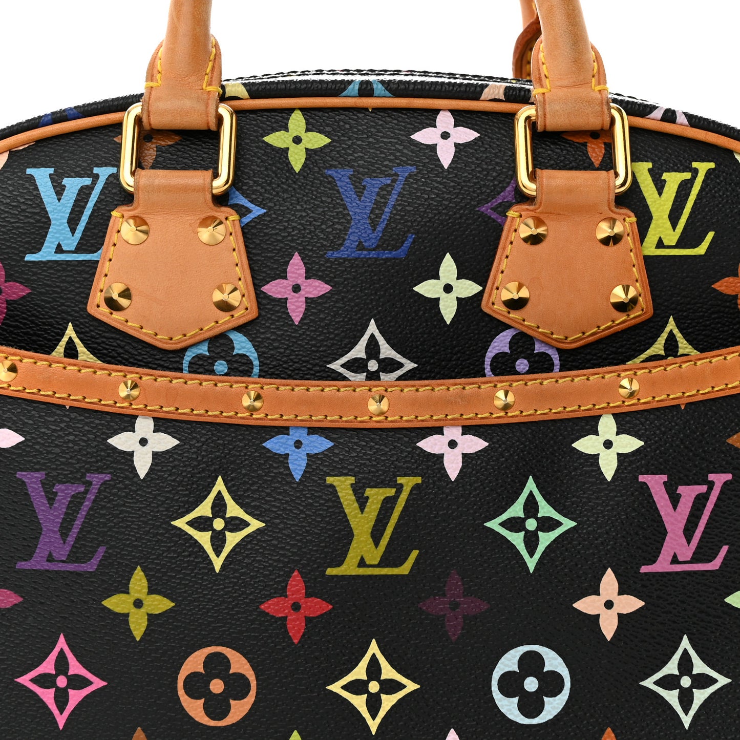 Monogram Multicolor Trouville Black