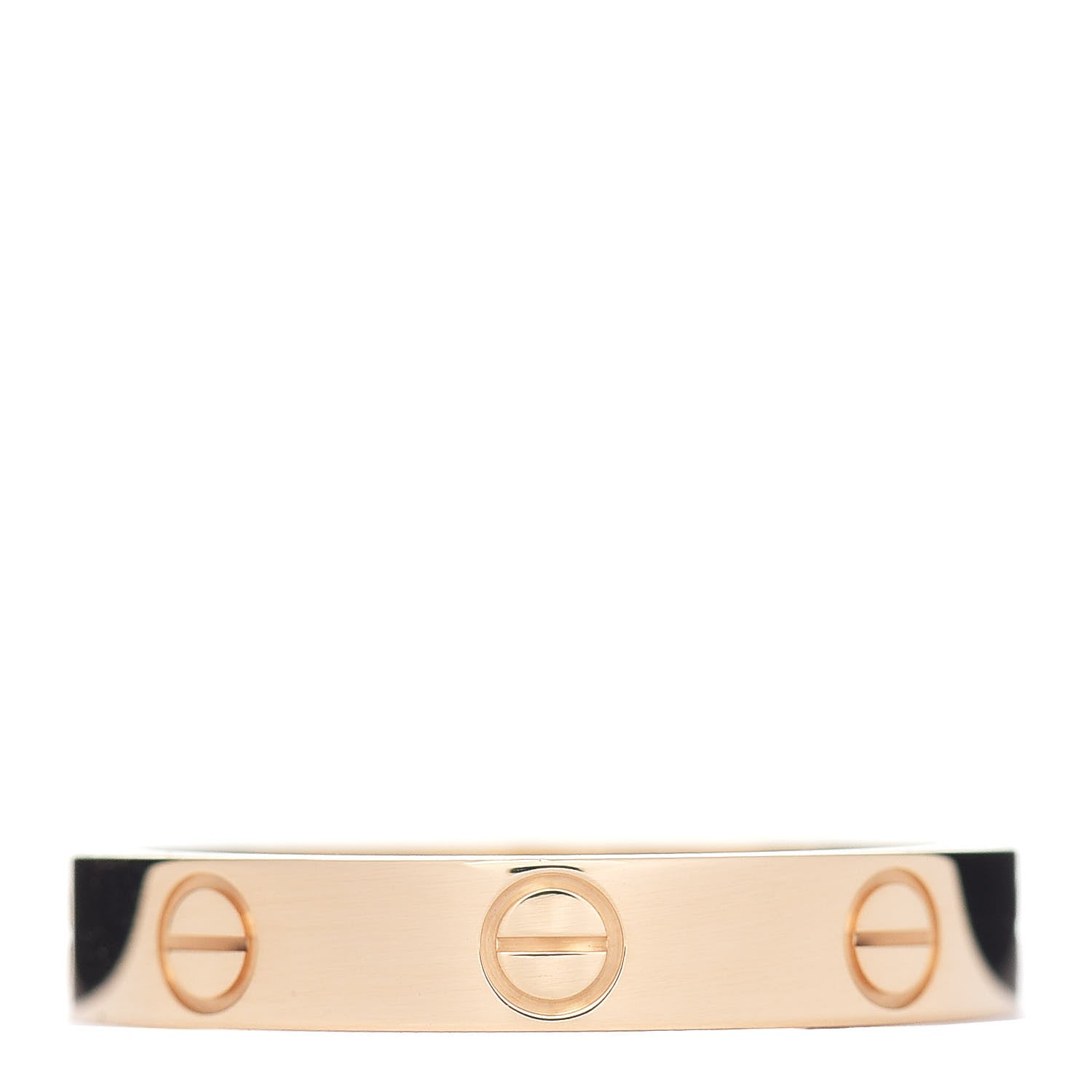 Cartier 18K Yellow Gold 3.5mm LOVE Wedding Band Ring 56 7.5 1 of 5