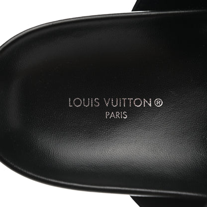 Louis Vuitton Monogram Bom Dia Mule Sandals 41 Black 7 of 8