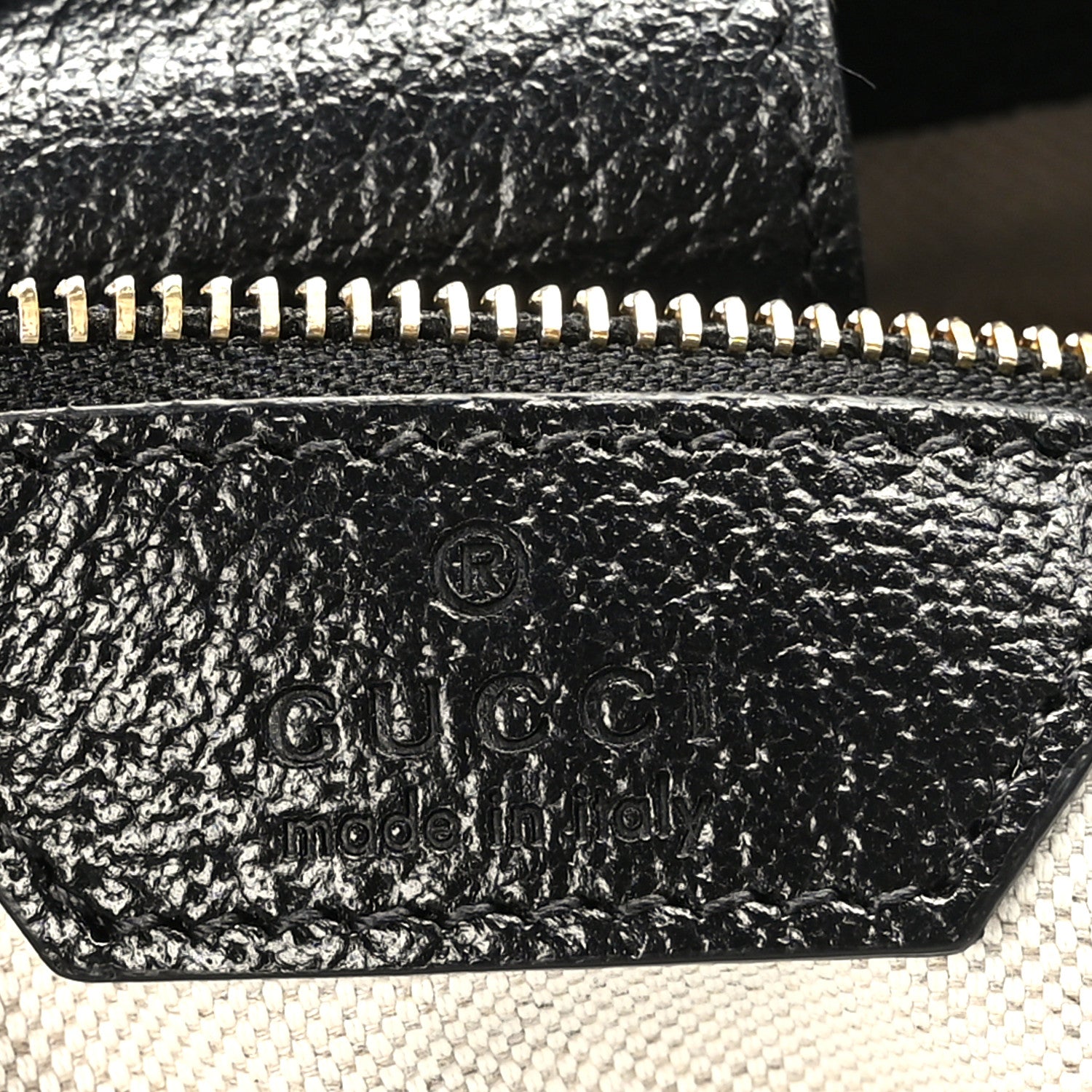 Gucci Jacquard Black Denim GG Monogram Medium Ophidia Shopping Tote Black Ivory 5 of 8