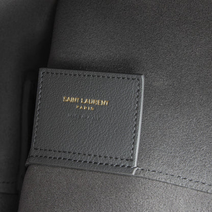 Saint Laurent Calfskin Large Shopping Tote Fog 8 of 9