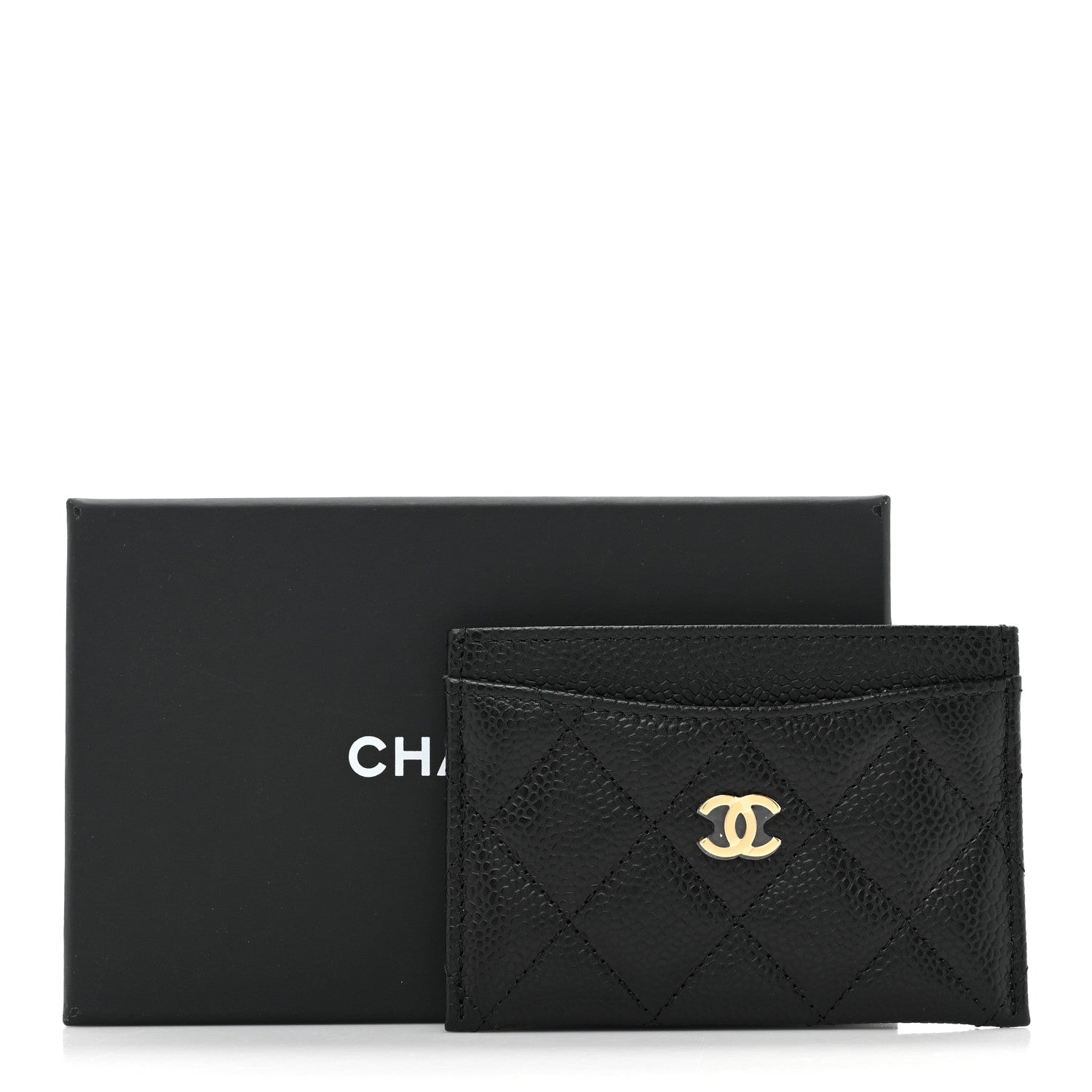 Chanel Caviar Quilted Card Holder Black 11 of 11