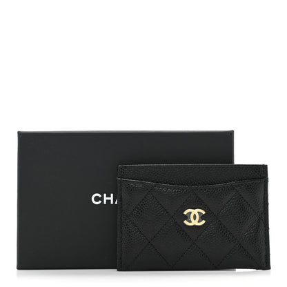 Chanel Caviar Quilted Card Holder Black 11 of 11