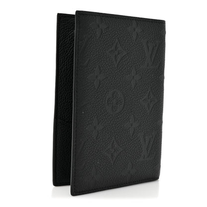 Louis Vuitton Empreinte Monogram Passport Cover Black 3 of 6