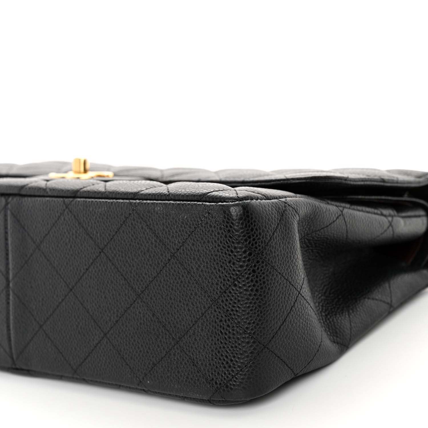 Chanel Caviar Quilted Jumbo Double Flap Black 10 of 10