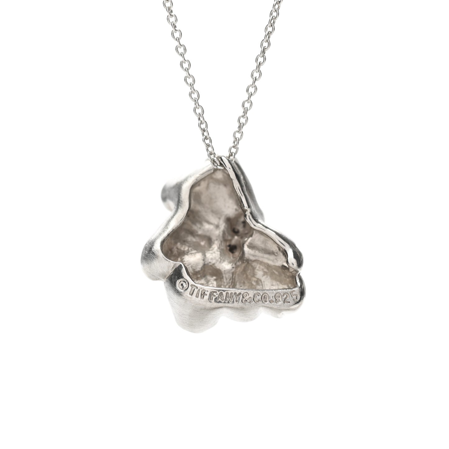 Sterling Silver Teddy Bear Pendant Necklace