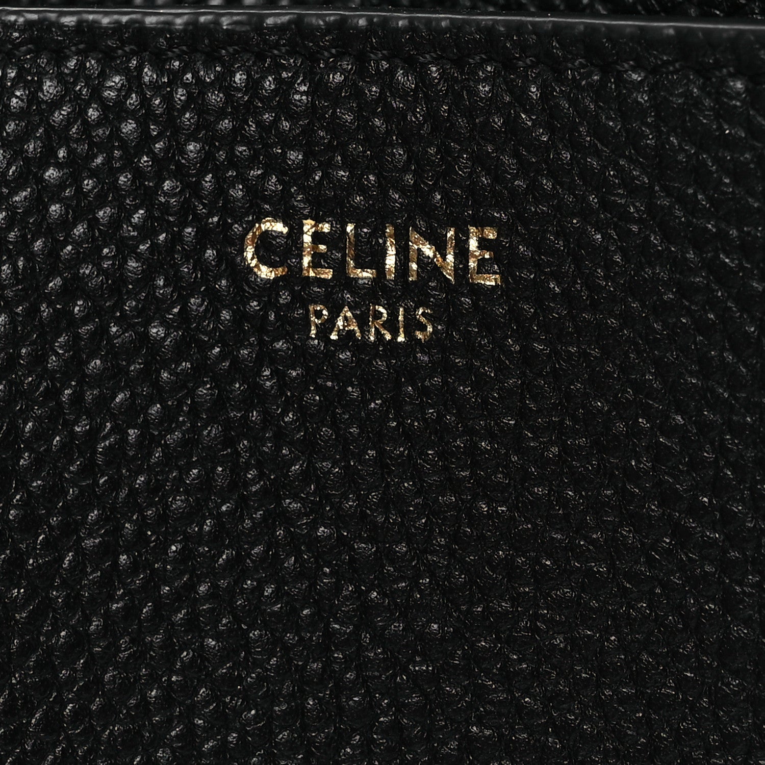 Celine Soft Grained Calfskin Sangle Bucket Bag Black 7 of 14