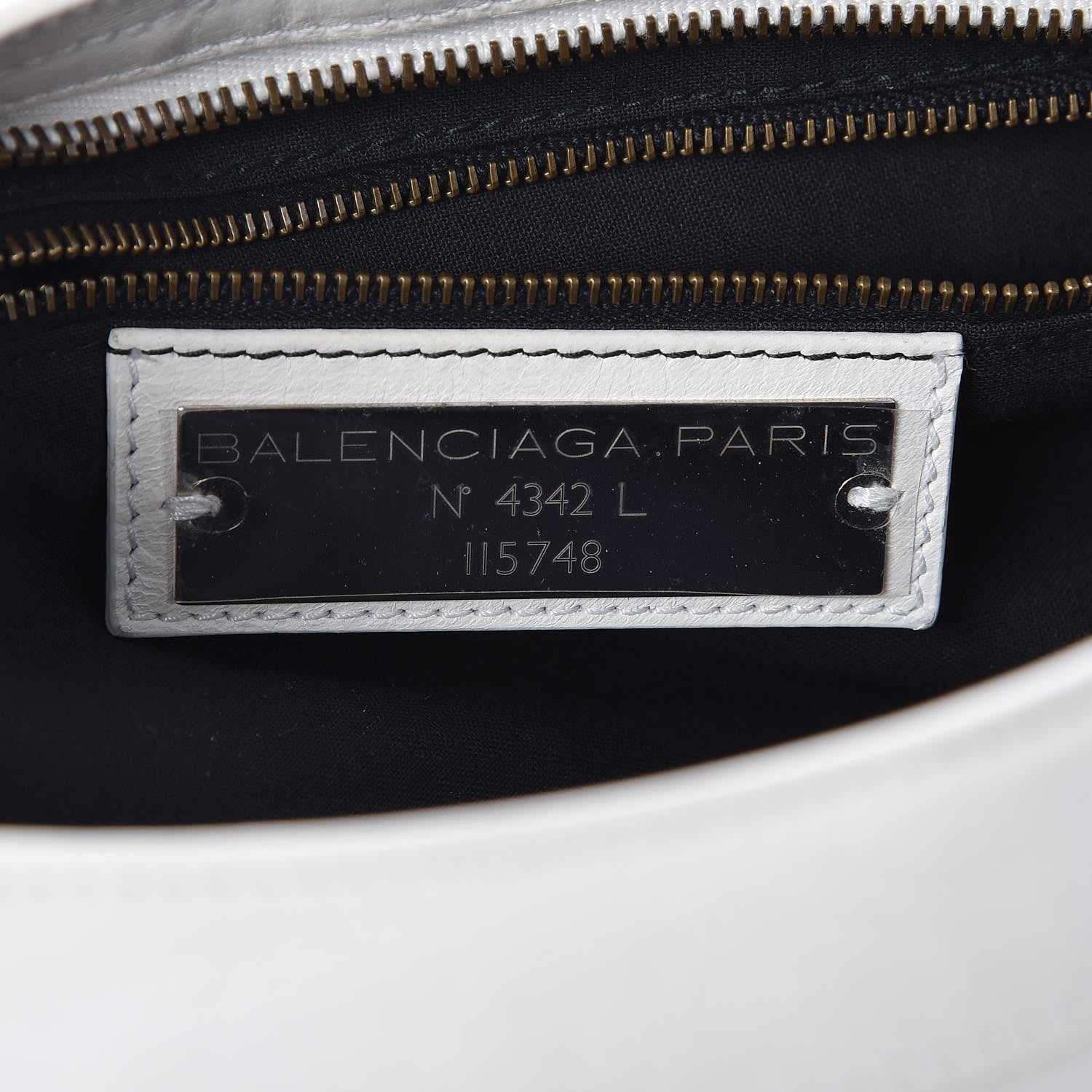 Balenciaga Agneau Classic Hardware City White Light 7 of 8
