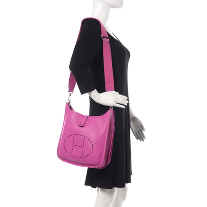 Hermes Taurillon Clemence Evelyne III PM Magnolia 2 of 13