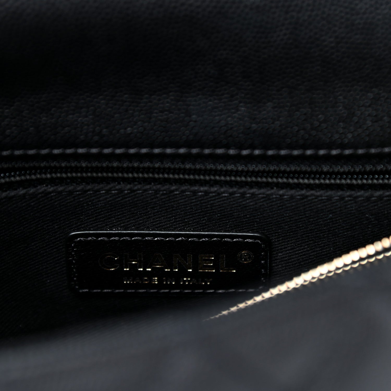 Chanel Caviar Lizard Embossed Quilted Small Coco Handle Flap Black 6 of 10