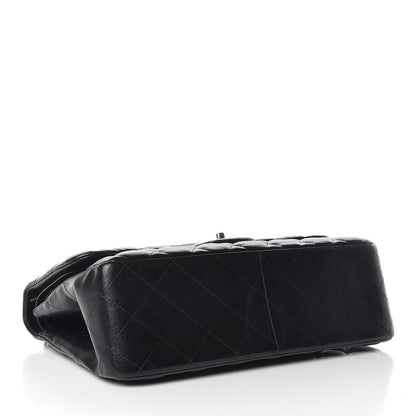 Chanel Lambskin Quilted Jumbo Double Flap Black 5 of 11