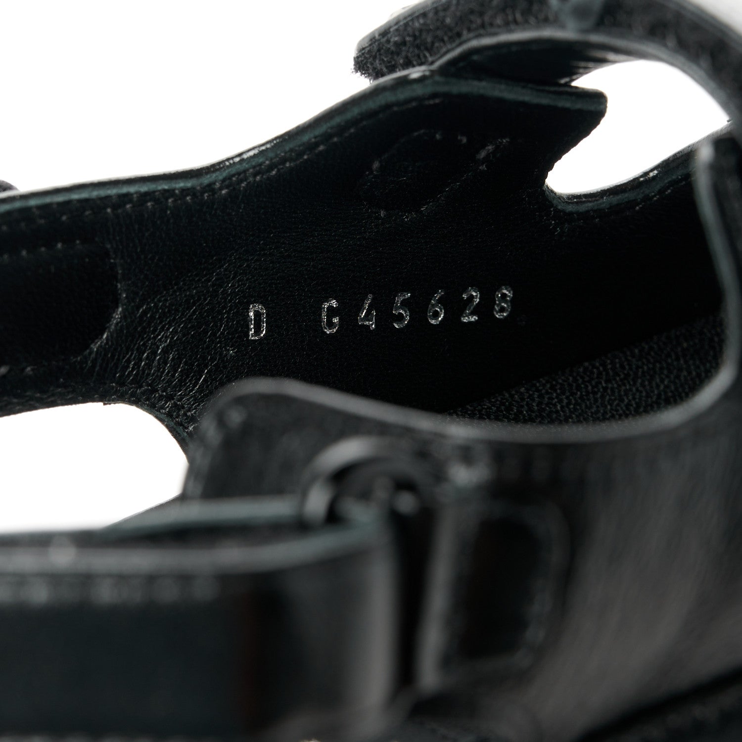 Chanel Lambskin Crystal CC Velcro Dad Sandals 38 Black 8 of 10