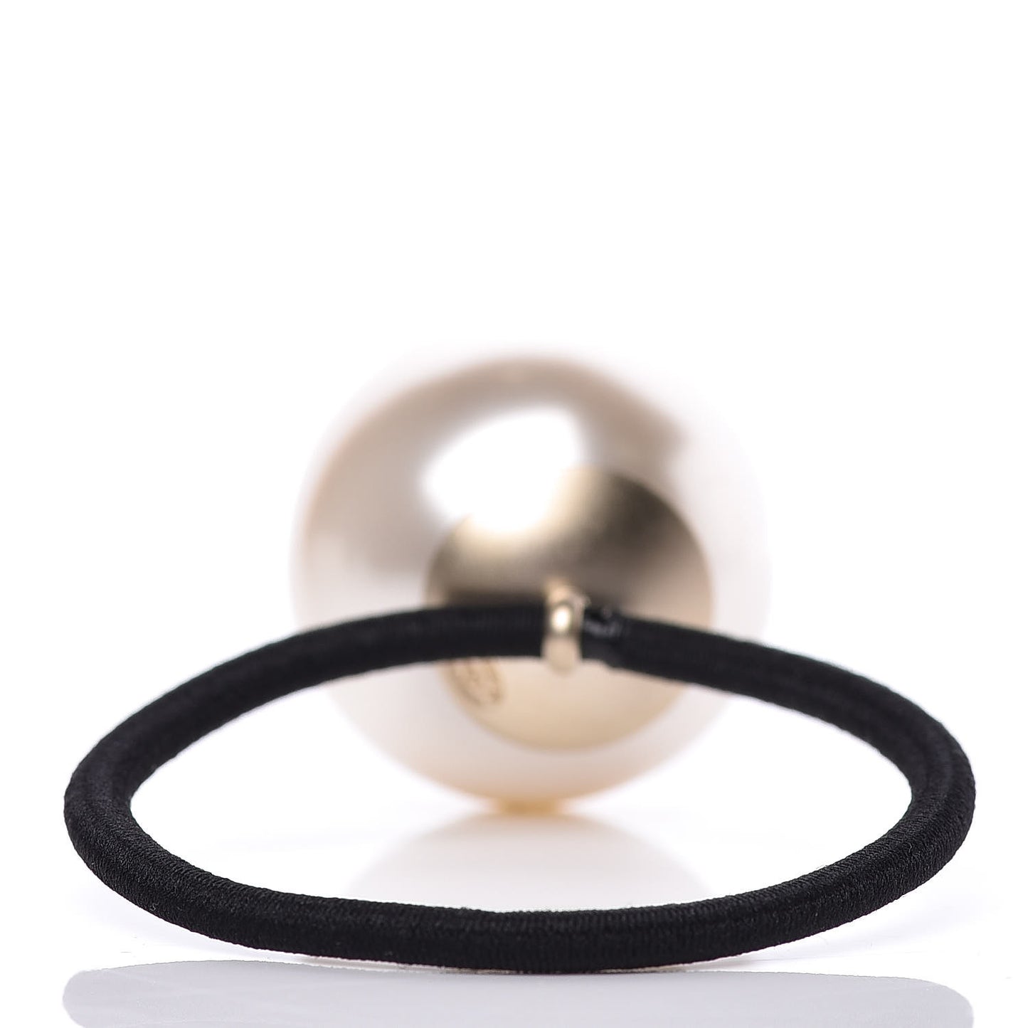 Pearl CC Hair Tie Black White