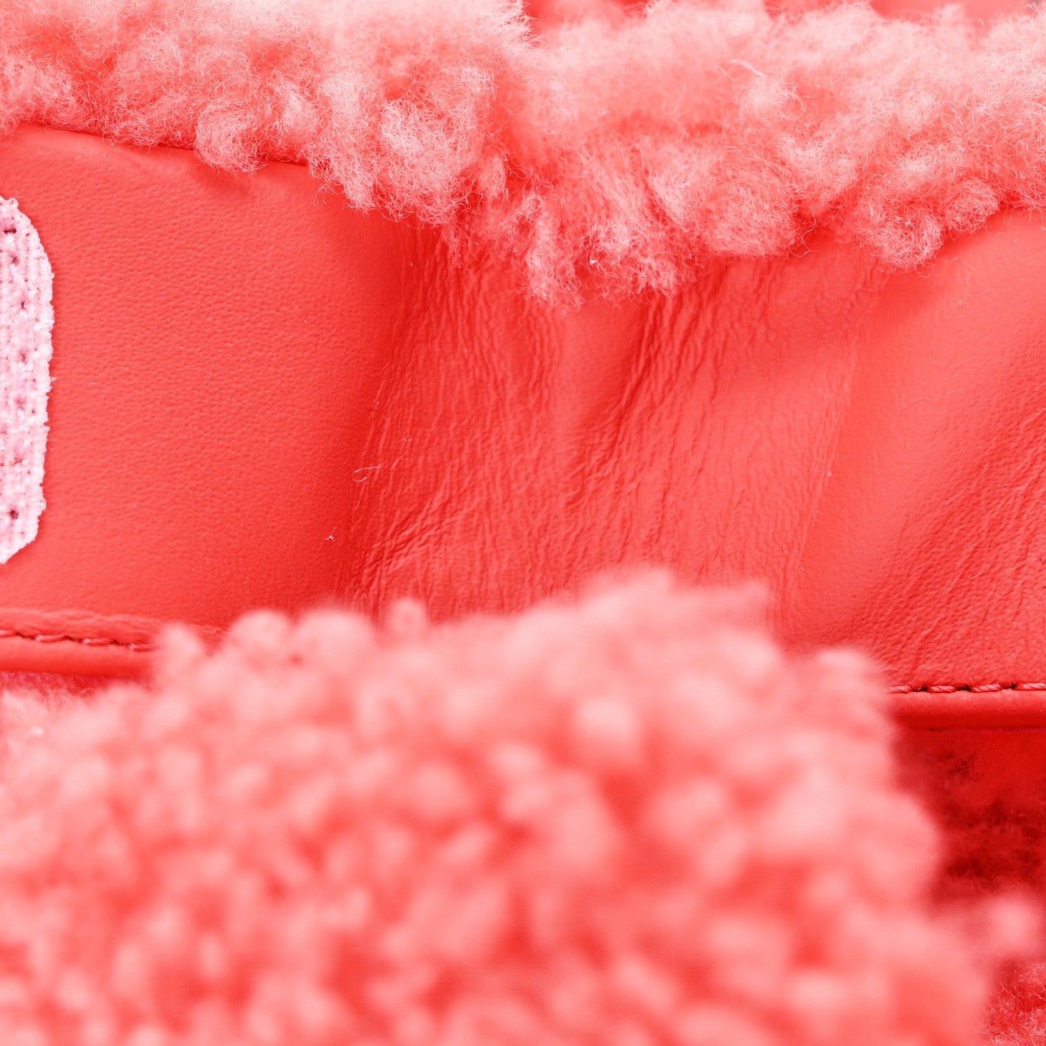 Hermes Woolskin Womens Chypre Sandals 38.5 Rose Du Desert 8 of 9