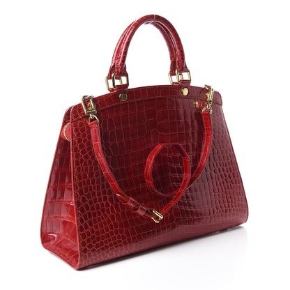 Louis Vuitton Crocodile Brea PM Rouge 3 of 9