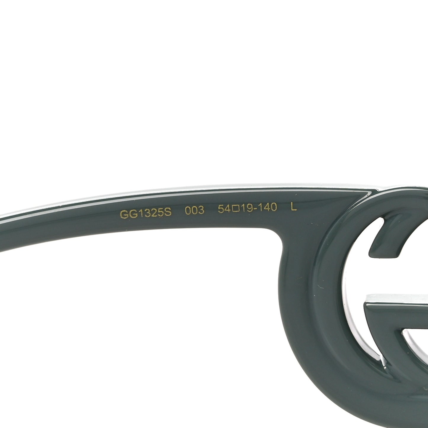Acetate Rectangle Frame Sunglasses GG1325S Dark Grey