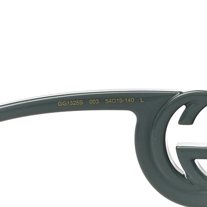 Gucci Acetate Rectangle Frame Sunglasses GG1325S Dark Grey 6 of 9