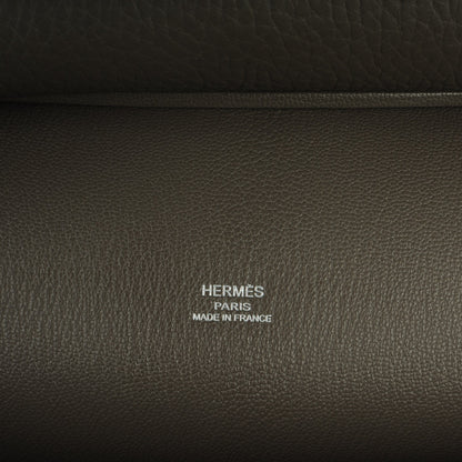 Hermes Taurillon Clemence Jypsiere 28 Etain 6 of 7