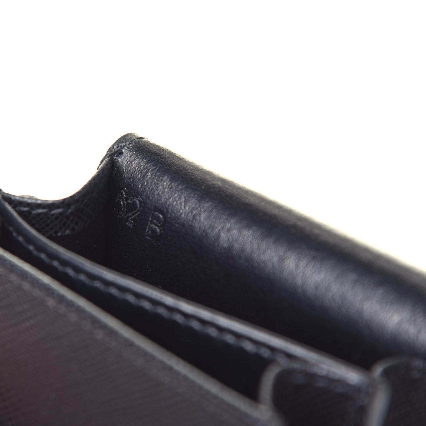 Saffiano Lux Sound Crossbody Bag Black