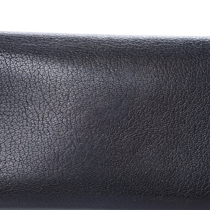 Balenciaga Chevre Gold Metallic Edge Hardware Money Wallet Black 10 of 13