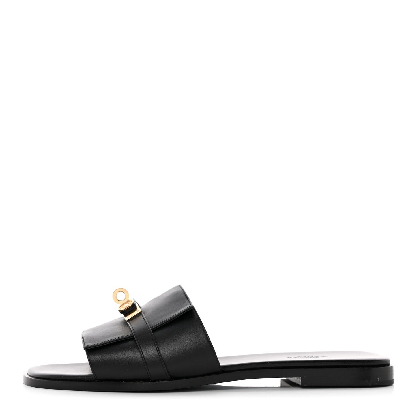 Calfskin Giulia Sandals 40.5 Black