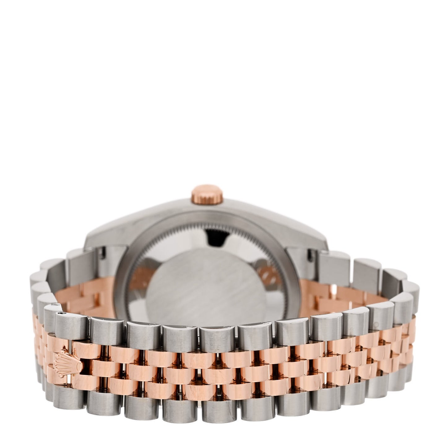 Stainless Steel 18K Everose Gold Diamond 36mm Oyster Perpetual Datejust Watch Pink Jubilee 116231