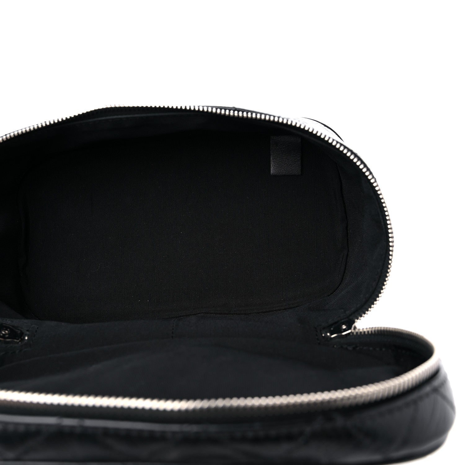 Chanel Crumpled Calfskin PVC Quilted Flap Black 6 of 10