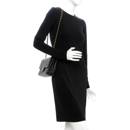 Chanel Caviar Quilted Medium Double Flap Black 5 of 28