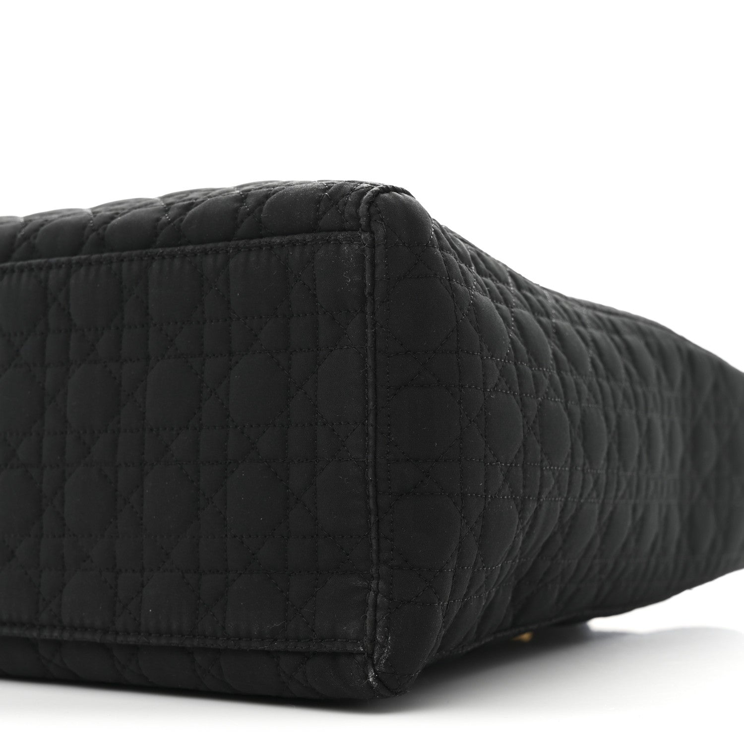 Christian Dior Nylon Cannage Large Lady Dior Black 10 of 11