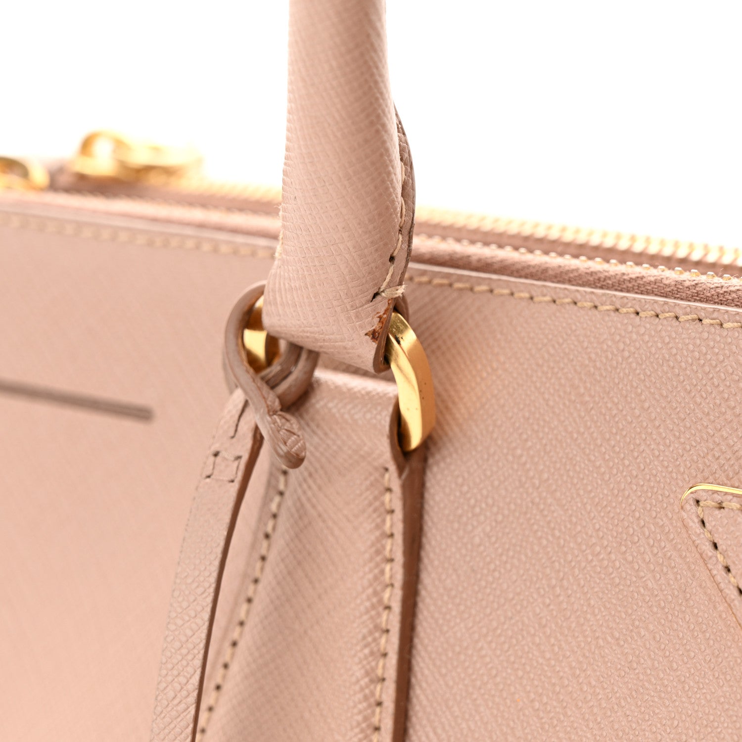 Prada Saffiano Medium Galleria Double Zip Tote Cammeo 12 of 13