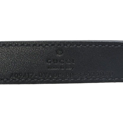 Gucci Calfskin Double G 20mm Belt 80 32 Black 3 of 4