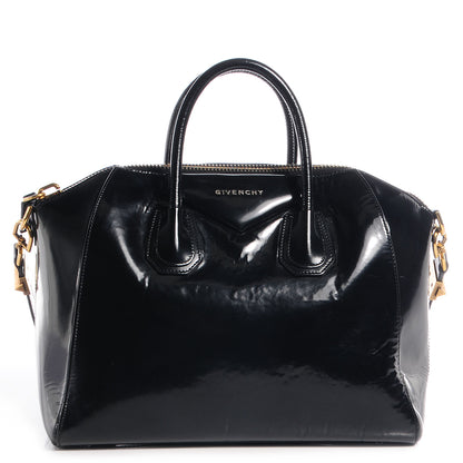 Givenchy Patent Calfskin Medium Antigona Black 1 of 11