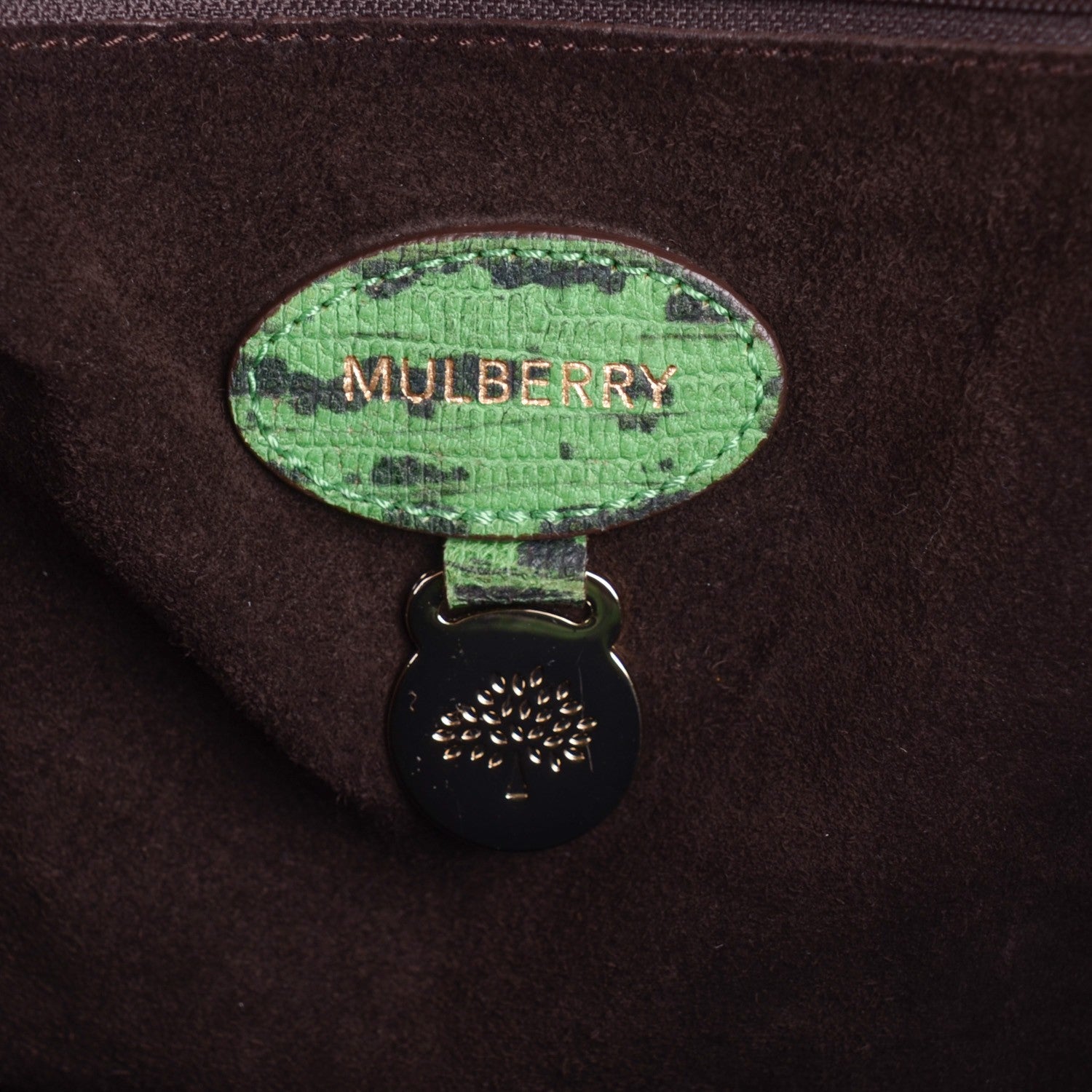 Mulberry Lizard Print Travel Day Grass Green 6 of 11