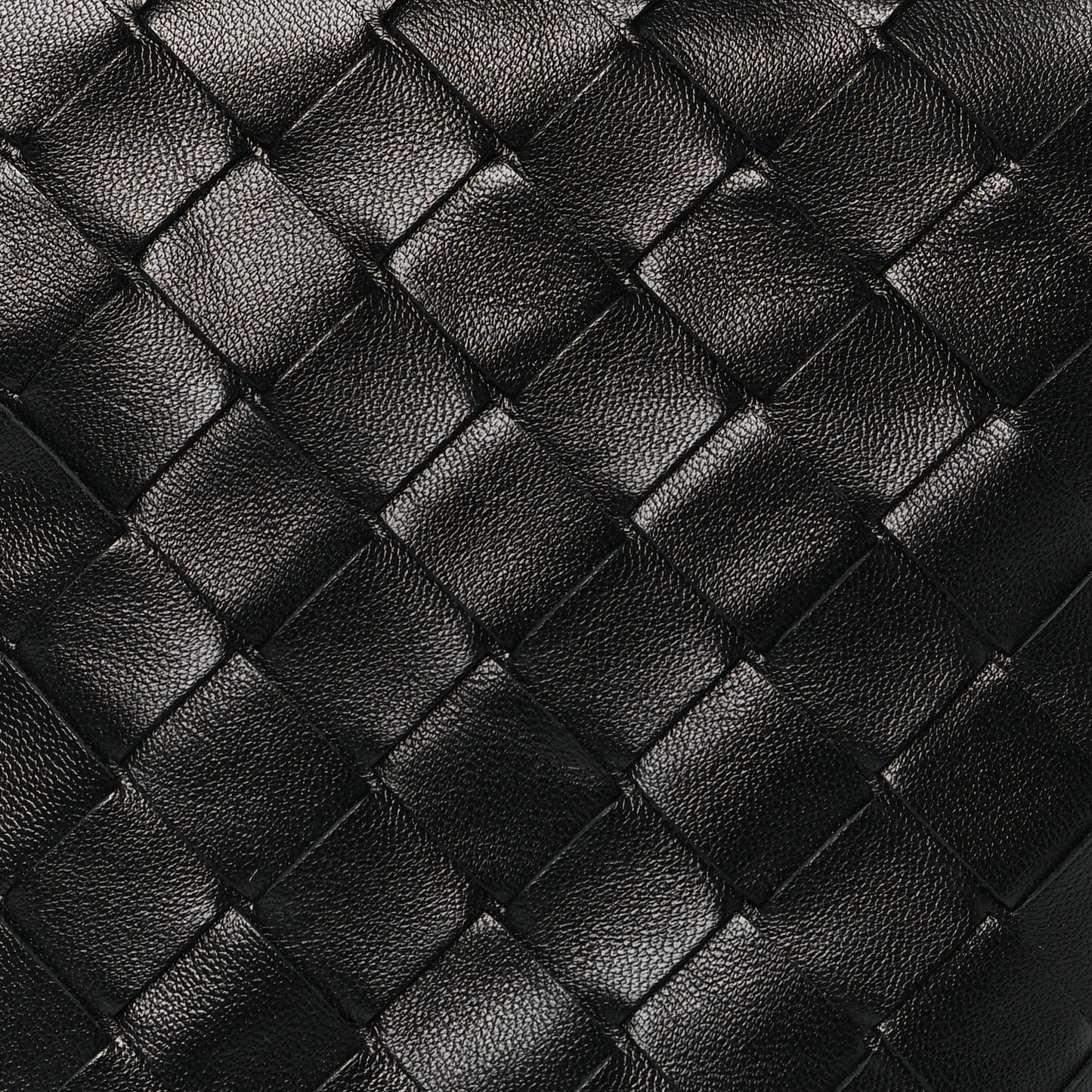 Calfskin Nappa Intrecciato Mini Wallace Black