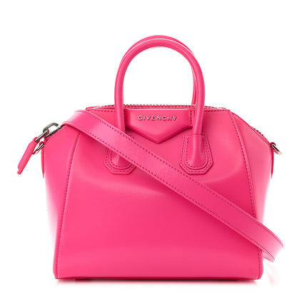 Givenchy Shiny Lord Calfskin Mini Antigona Shocking Pink 1 of 11