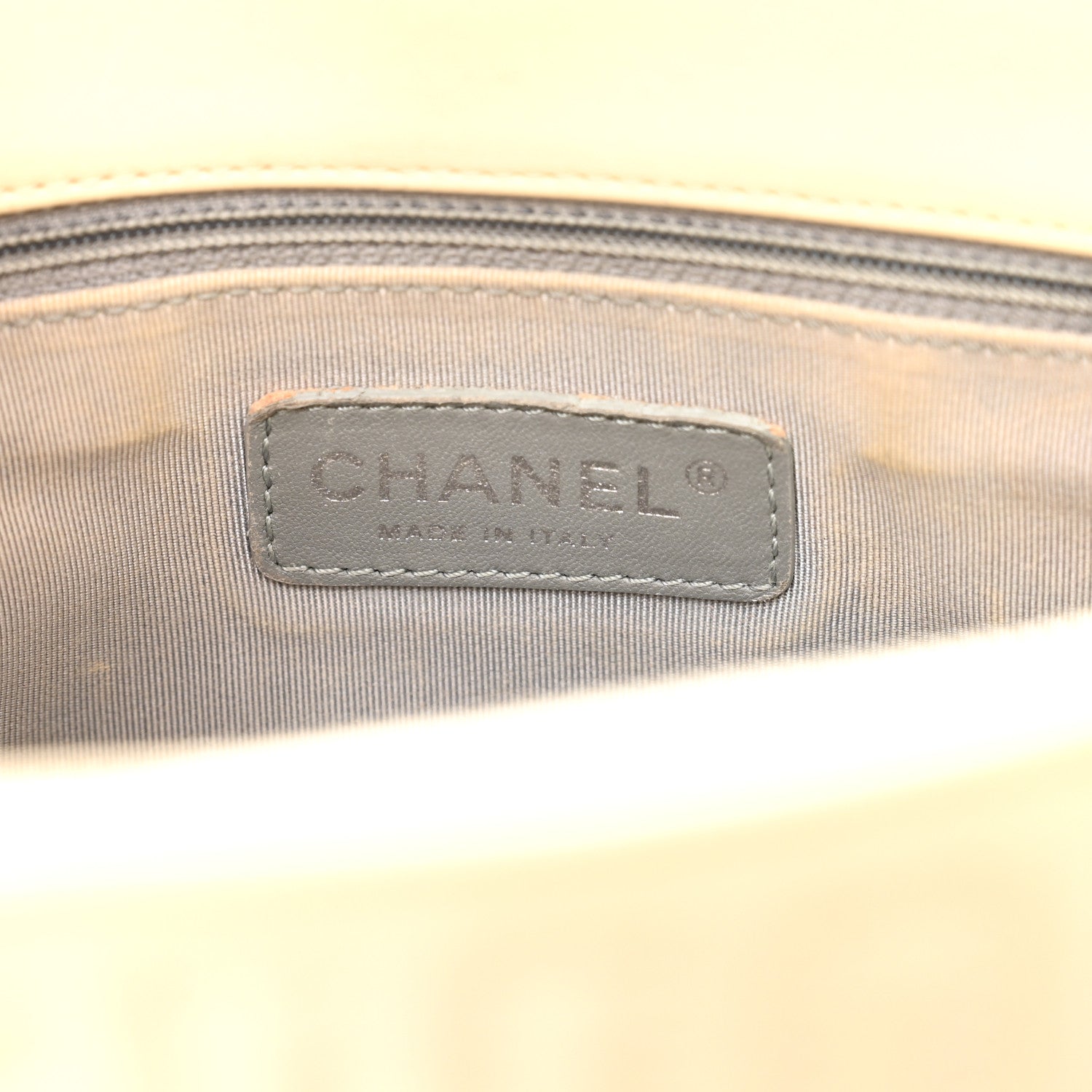 Chanel Glazed Calfskin Quilted Korean Garden Off White 6 of 11