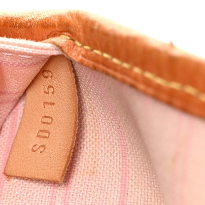 Louis Vuitton Damier Azur Neo Neverfull MM Rose Ballerine 8 of 11