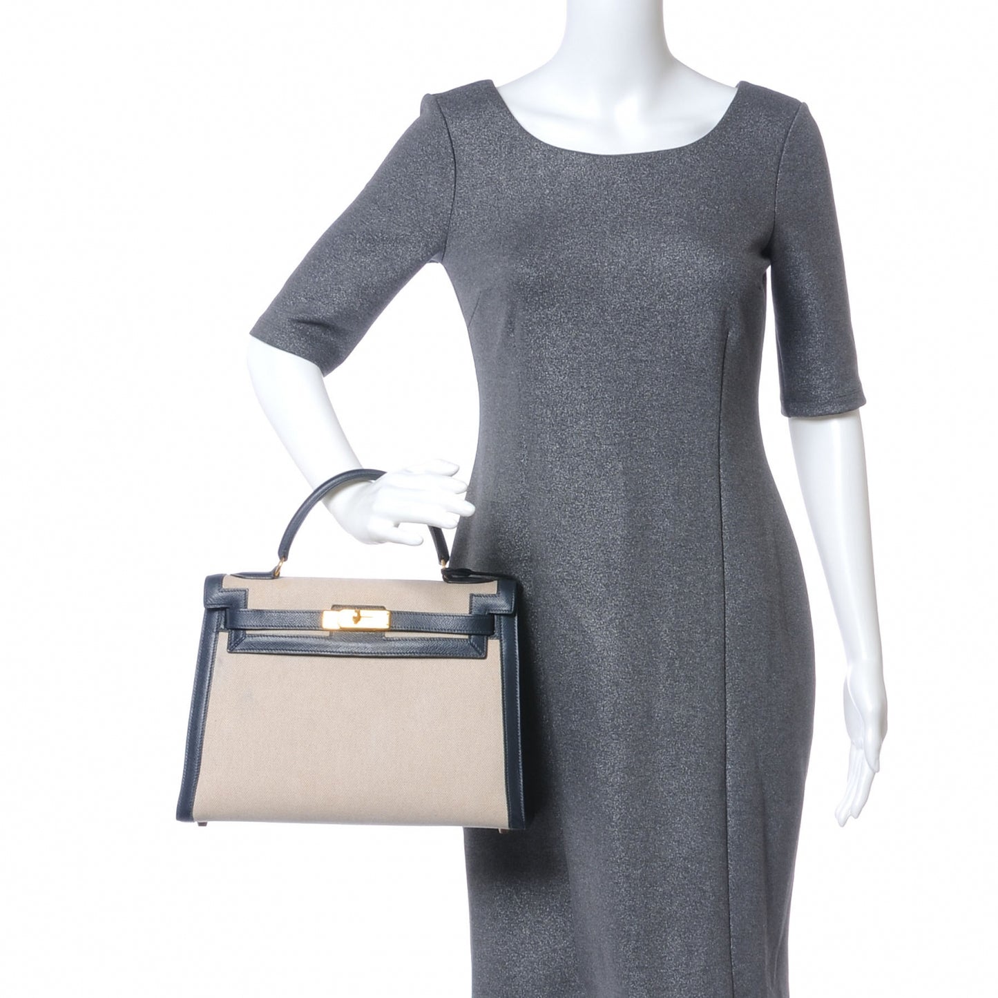 Courchevel Toile Kelly 32 Indigo