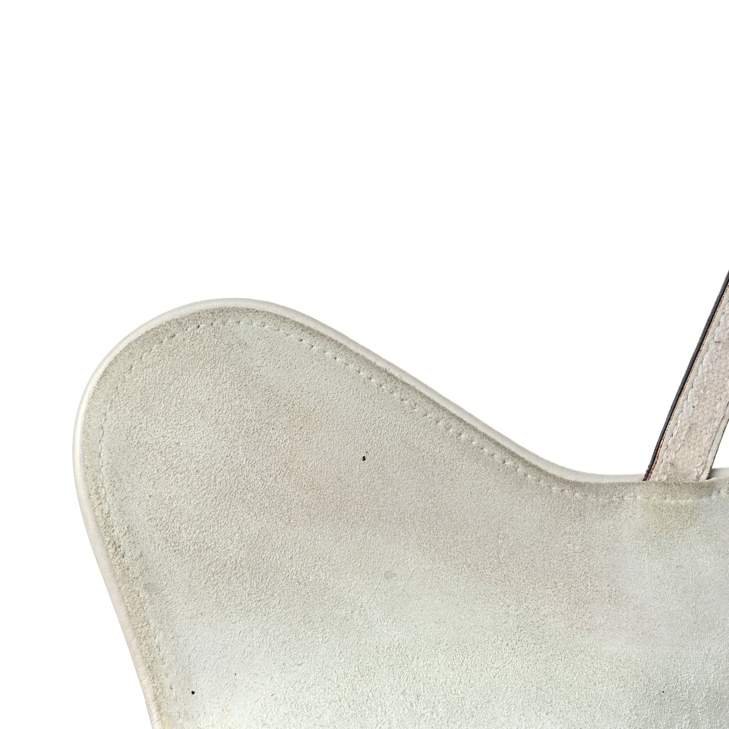 Calfskin Saddle Bag White