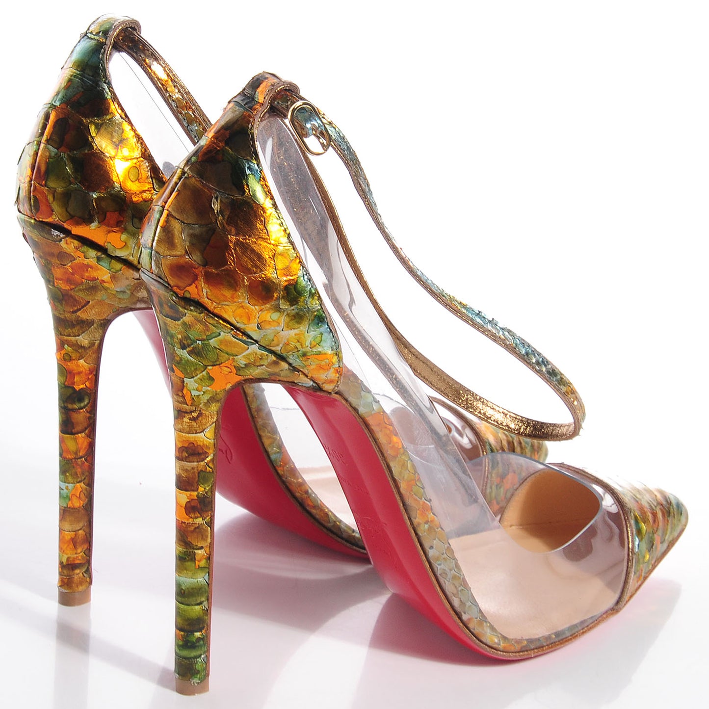 Python Bis Un Bout 120 Pumps 39.5 Multicolor