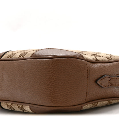 Gucci Monogram Mini Bree Messenger Bag Beige Tabacco 11 of 12