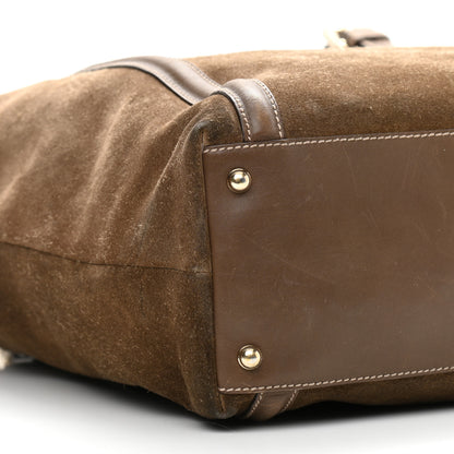 Gucci Suede Large Britt Shoulder Bag Brown 12 of 13