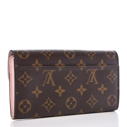 Louis Vuitton Monogram Sarah Wallet NM Rose Ballerine 3 of 6