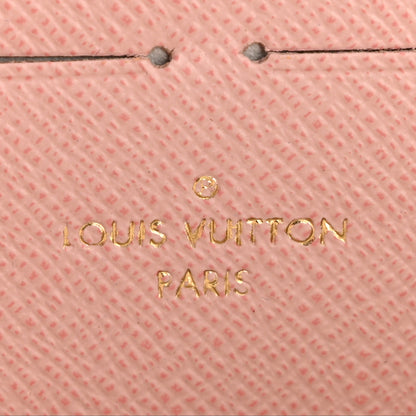 Louis Vuitton Damier Azur Clemence Wallet Rose Ballerine 6 of 8