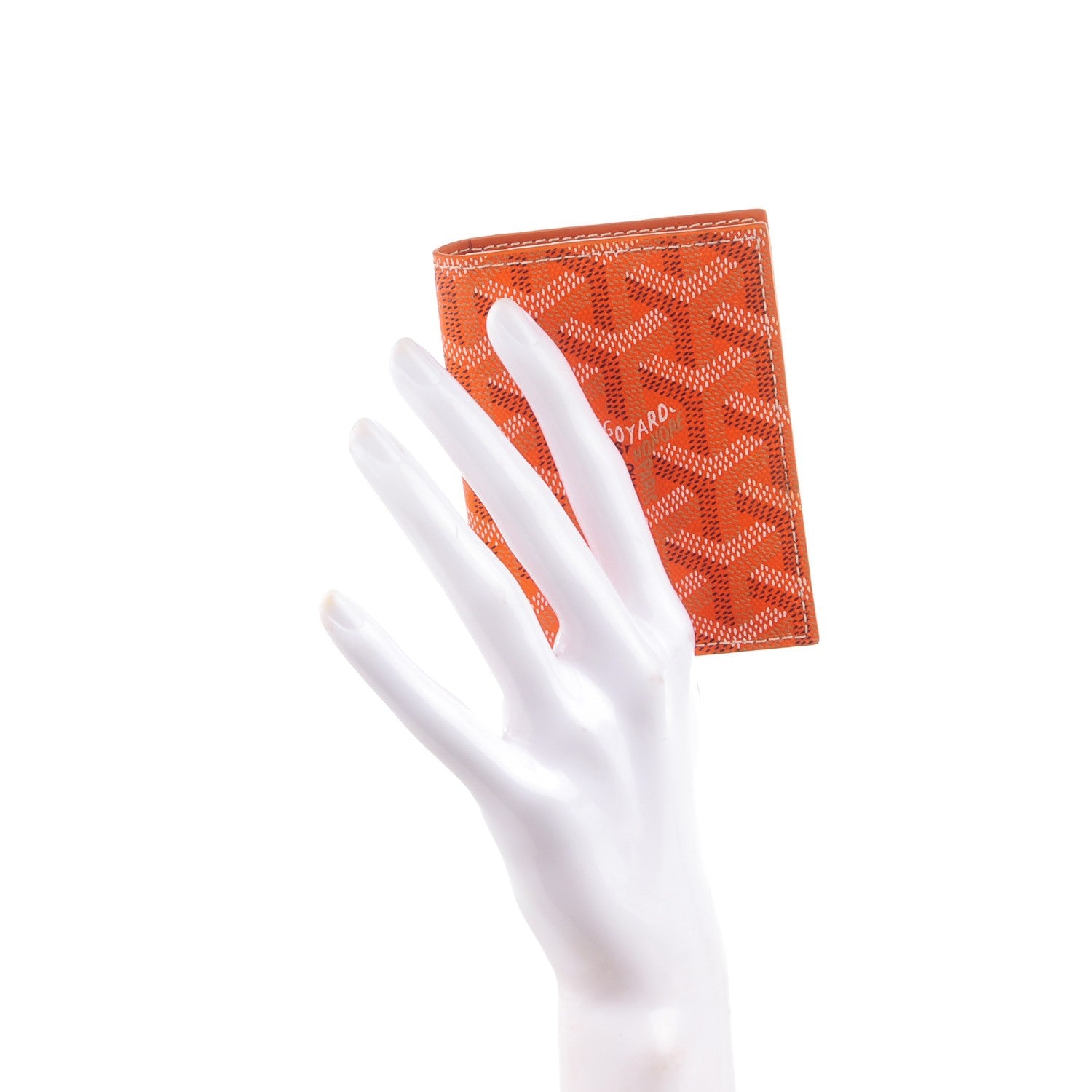 Goyard Goyardine Saint Marc Card Holder Orange 2 of 7