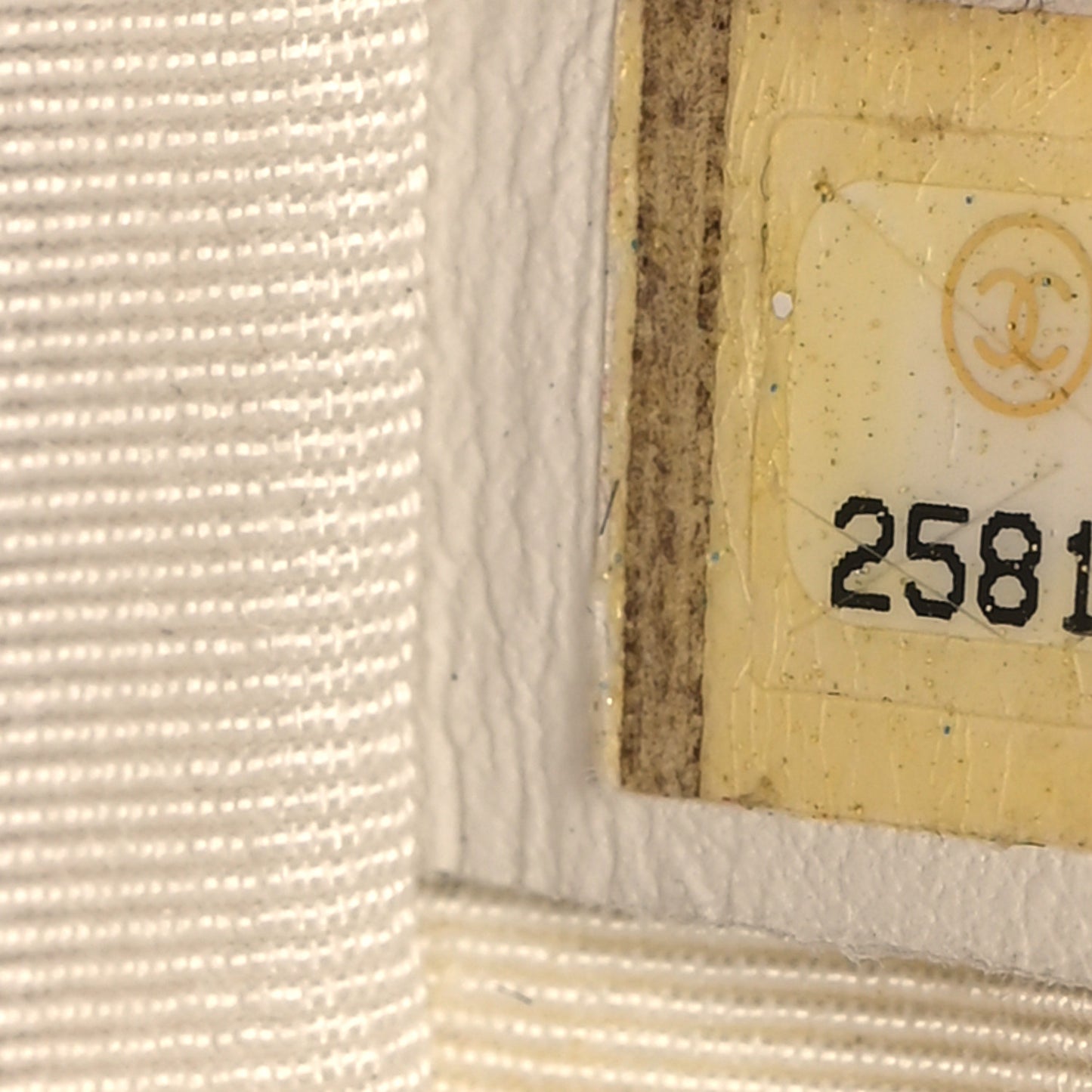 Crumpled Calfskin PVC Quilted Backpack White