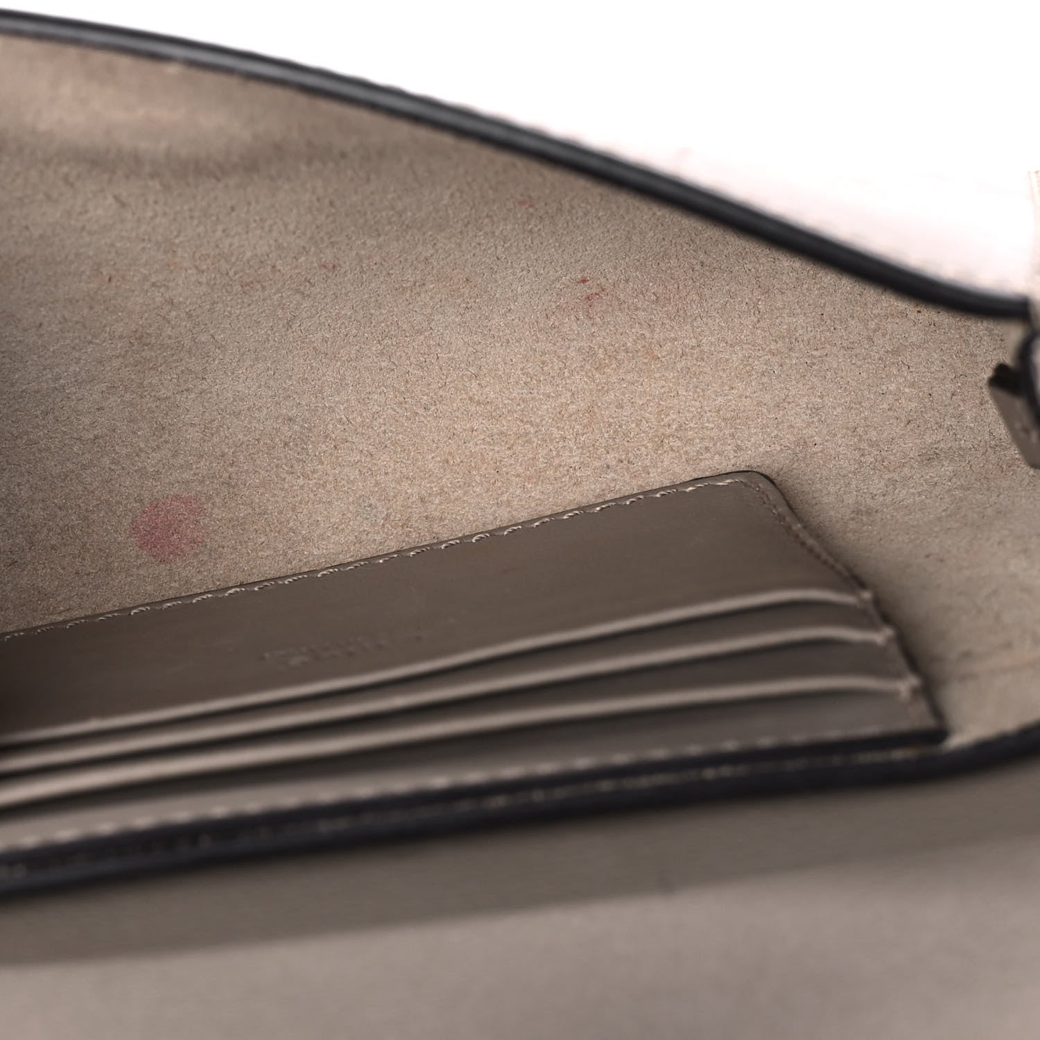 Chloe Suede Calfskin Mini Faye Shoulder Bag Motty Grey 12 of 12