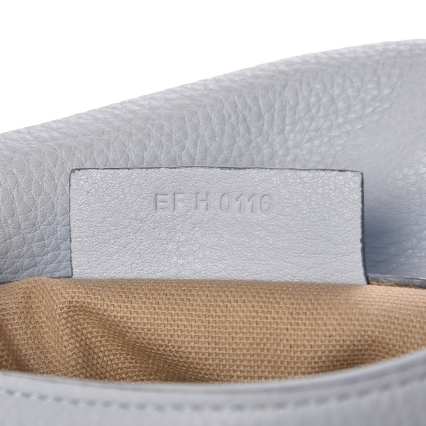 Calfskin Small Pandora Pure Flap Bag Light Blue